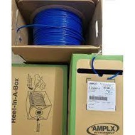 AMP 0738 cat 6A network cable, blue, 305m roll