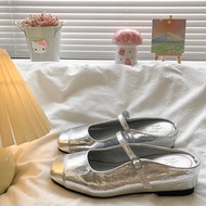mary jane shoes women shoes women shoes mary jane shoes Women's Summer Silver Thick-Sole Slippers wi