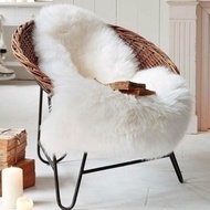 Premium Fluffy Wool Faux Fur Rug Carpet Tatami Home Sofa Mat Carpet Fur Sheepskin Rug Bedroom Plain 