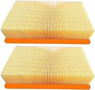 2 x flat filters for Kärcher NT 35/1 45/1 55/1 TACT + Te M + Ap + BS 6.904-367.0, 6.904-208, 6.904-1
