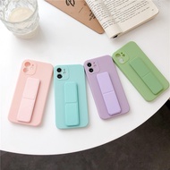 Pure Color Matte Huawei Case P20 P30 P40 PRO P30Lite Nova4E Soft Cover with Stand Holder