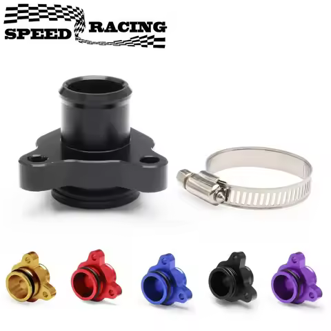 Aluminum Water Hose Fitting Replacement For BMW N54 335i 335 11537541992 11537544638 N54 N53 N52 Eng