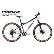 MTB 2023 PROMAX PM 18+ 27.5/29ER HYDRUALIC BRAKE SET  ALLOY FRAME INTERNAL CABLING 3TONE