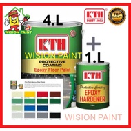 5L kth epoxy floor paint / expoxy floor paint / cat expoxy lantai / cat epoxy lantai / epoxy paint /