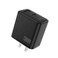 KIVEE ตัวเสียบชาร์จโทรศัพ USB Type C Charger 38W Portable USB C Charger Support Type C PD Fast Charg