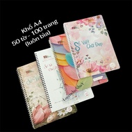 LK handwriting practice book a4, a5 cells 2.5mm, 3mm, 4mm, 6mm 100 pages