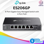 TP-Link ES206GP Omada 6-Port Gigabit Easy Managed Switch with 4-Port PoE+
