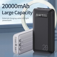 Basike Powerbank 20000 Mah 10000 Mah Fast Charging Murah Mini Lcd With