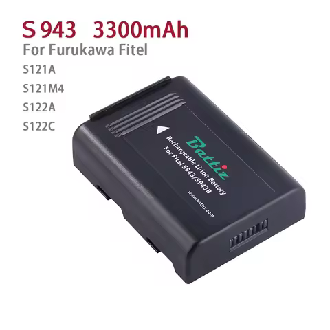 3300mAh Battiz Replacement S943 S943B Battery For Furukawa Fitel S121A S121M4 S122A S122C 11.1V