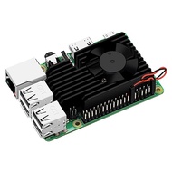 52Pi Raspberry Pi 4 Fan Heatsink, Raspberry Pi Aluminum Heatsink Cooling Kit for Raspberry Pi 4B/3B/