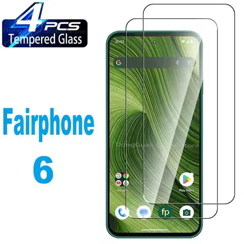 1/2/3/4Pcs Tempered Glass For Fairphone 6 Screen Protector Glass Film