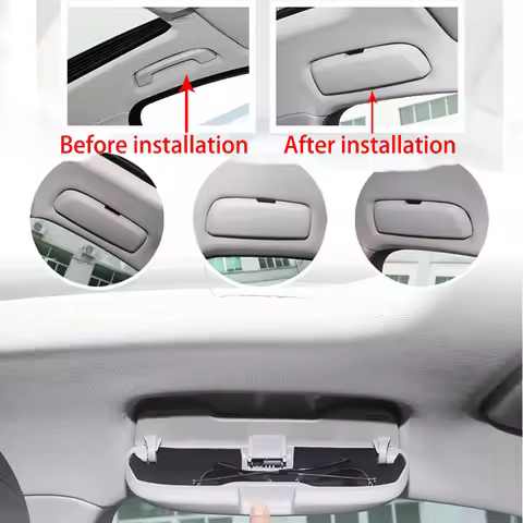 NEW Car Sunglasses Case Holder Glasses Box Storage For Audi A3 A4l A5 A6L S3 S5 Q5l Q3 Q5 Q7 Automob