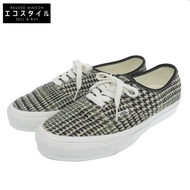 Vans Harris Tweed Premium Authentic 男鞋，黑色/米色/卡其色，尺寸 9.5（美國），尺寸 27.5cm (VN000EBNY28)