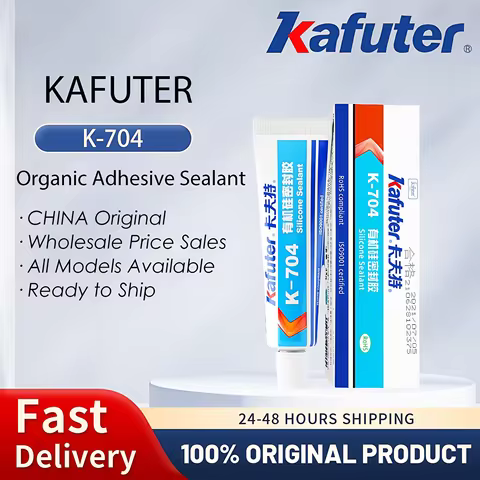5Pcs Wholesale KAFUTER K-704 704L 704B Silicone Sealant Silicone Rubber Super Glue Kafuter K 704 Adh