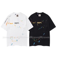 High Quality ** Ga888 Dep *** New Style Splash Ink Printing Craft Round Neck Short-Sleeved T-Shirt P