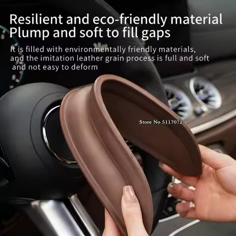 Plug-In Car Seat Gap Filler Elastic EVA Car Seat Crevice Filling Strip Blocker Prevent Dropping For 
