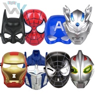 Children's Cartoon Anime Mask Toy Ultraman Spiderman Iron man and pikachu/ Mainan Topeng