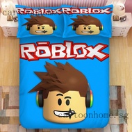 roblox Fitted Bedsheet pillowcase Bed set 3D printed Single/Super single/queen/king customize beddings korean cotton