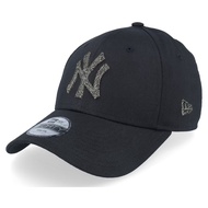 [Kids**] New Era NY Metallic 9FORTY Black Adjustable Cap