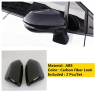 CJ7F Abs กระจกมองหลังด้านนอก Protector Shell หมวกตกแต่งกรอบ Trim Fit สำหรับ Toyota Sienta Xp170 2015