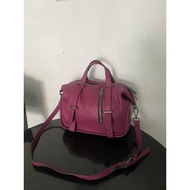 Genuine leather handbag.