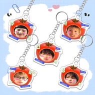 Valdanlen tomato-shaped Cortis ver members keychain