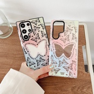 【Colorful Butterfly】Casetify Fashion TPU Phone Case SoftPattern Case for Samsung s24ultra s24+ s24 s23ultra s23 s22+ s22ultra s21 21+ s21ultra s20 s20+ s20ultra Drop Resistant