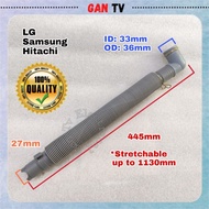 GANTV LG/Samsung/Hitachi Washing Machine Outlet Drain Hose Pipe Replacement Flexible L Shape (Hos Paip Saluran Keluar