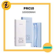 [B1F1] ROMOSS PRC10 10000mAh Fast Charging Power Bank With Cable, 22.5W - 1 Year Warranty Malaysia