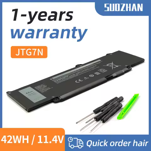 SUOZHAN New Laptop Battery For DELL JTG7N 7RDGP 11.4V 3500mAh 42Wh
