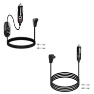 WF-12V Car Refrigerator Power Cable, 2M Fridge Freezer Extension Cable With Cigarette Lighter Adapte
