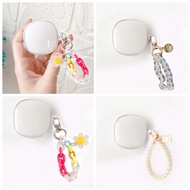 ins flower Wristband Cover For Redmi Buds 6 Play Case Soft Clear with Keychain Earphone Cover Redmi 