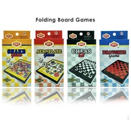 FOLDING BOARD SNAKES AEROPLANE & CHESS GAMES EDUCATIONAL TOYS