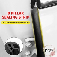 JONY B-Pillar Weatherstrip, Rubber Waterproof Car Door Edge Seal Strip, Durable Noise Reduction Soft