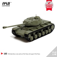[NAS] Assembly model of Russian tank KV-122 1/48, Military assembly model of KV-122 tank, scale 1:48