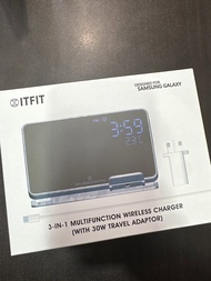 Samsung Itfit 3合1 多功能無線充電座，送30w火牛