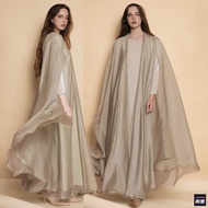 Ramadan Dubai Fashion Cardigan Abaya sets  maxi dress 2-piece set  Islam Arab Jubah Party robe Women