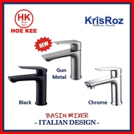 KrisROZ Basin Mixer 73001 (Chrome / Black / Gun Metal)