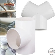 LF Exhaust Duct Connector, 100/150/200mm T/Y Shape Quick Ventilation Tube Joint,  PVC Splitter Conne