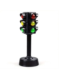 1入組交通燈玩具模型,紅綠燈,為兒童早期教育和禮物,停車場場景