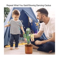 Cute Dancing Cactus Toy Rechargeable Recording Talking Electronic Shake Toys Education Baby Toy