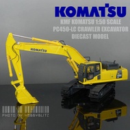 KMF Models 1:50 Scale Komatsu PC450-LC8 diecast crawler excavator model with metal tracks