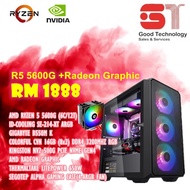 GAMING PC AMD RYZEN 5 5600G / 5500 / 5600X RTX3050 /RTX3060 Ti 100% ALL NEW