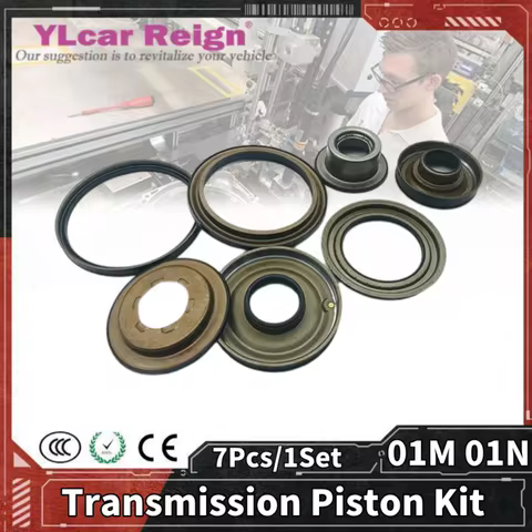 01M 01N 01P Auto Transmission Gearbox 7Pcs/1Set Piston Kit Rebuild Repair Kits For AUDI VW Bettle Je