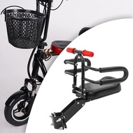 tachiuwa Front Mounted Metal Child Seat Thick Cushion Bike Chair for Electric Scooter Kid Safe Cycli