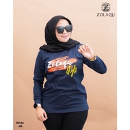 baju wanita kaos ZOLAQU ORIGINAL BULEA