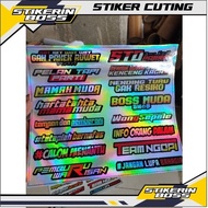 Racing Words Pack Stickers/Viral Stickers/Racing Stickers/Hologram Stickers/Motorcycle Stickers/Helmet Stickers