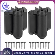 Adjustable Pool Gate Hinges with Alignment Legs, 2pcs Self-Closing Gate Hinges Featuring Safety Caps