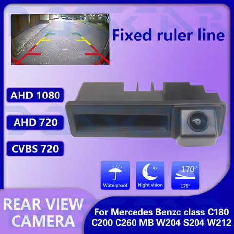 AHD 1080P Car Rear View Reverse camera for Audi A3 8P A6 C6 A1 Q7 A4 B7 B6 S5 A6L Waterproof Night V