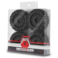 for TRXS TRX-4M 57MM 1/8 Beadlock Wheels and Tires Extended Wheel Spacers 7mm Hex for HB CR18P R268 